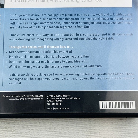 Restoring Fellowship With The Father 4 Audio‎ CD Set Joyce Meyer Ministries - Picture 3 of 3
